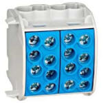 Schrack Technik Nagyáramú burkolt elágazókapocs, Al/Cu, 35mm2 kék (IKA26222)