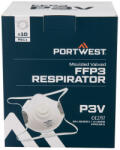  P311WHR Portwest Formázott FFP3 szelepes maszk (10 db) (P311WHR)