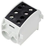 Schrack Technik Nagyáramú burkolt elágazókapocs, 70mm2, 1p/4 leágazás, fekete (IKA26350)