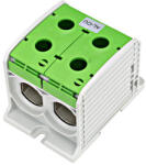 Schrack Technik Schrack Alu-réz vezetékösszekötő kapocs, dupla, zöld, 300mm2 (IKA21736)