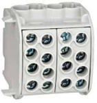 Schrack Technik Nagyáramú burkolt elágazókapocs, Al/Cu, 35mm2 szürke (IKA26212)