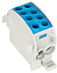 Schrack Technik Nagyáramú burkolt elágazókapocs, Al/Cu, 35mm2, 1p. kék (IKA26220)