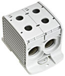 Schrack Technik Alu-réz vezetékösszekötő kapocs, dupla, szürke, 300mm2 (IKA21716)