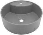 Laveo CLIFF kerek gránit mosdó túlfolyó nélkül, szürke (VGC1510T) - mosibolt