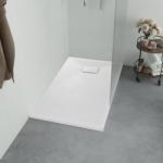 vidaXL SMC 100x80 cm pătrată alb (144772)
