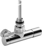 SAPHO Mono One - Set de supape, pentru conexiune centrală, distanța dintre axe 50 mm, crom CP2052S (CP2052S)
