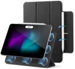 ESR Apple Ipad Air 13 (2024) tok, bőr hatású (aktív flip, mágneses, trifold, asztali tartó, ceruza tartó) fekete (GP-158501)