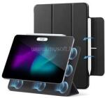 ESR REBOUND MAGNET tok álló, bőr hatású (aktív FLIP, mágneses, TRIFOLD, asztali tartó, ceruza tartó) FEKETE (GP-158501) (GP-158501)