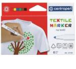 Centropen Textil jelölők 6 szín/készlet CENTROPEN 2739 (CE273906)