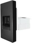 Luxion Modul Priza Internet CAT6 RJ45 1M LUXION, Negru (LX-MP025-2B)