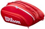 Wilson Super Tour Padel Bag Red 2026 Táska teniszütőhöz