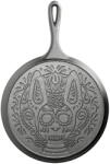 LODGE Tigaie din fonta pentru clatite cu Logo L-9OGXLL, Xolo Sugar Skull Lodge, 26 cm (L-9OGXLL)