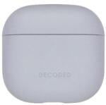Decoded Szilikon tok, Decoded, AirPods 4-hez, prémium védelem, kék, vezeték nélküli töltéssel kompatibilis