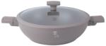 Berlinger Haus Wok edény fedővel, Berlinger Haus, BH8095 Taupe, 30 cm (BH8095)