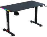 Redragon Birou gaming reglabil electric pe inaltime Redragon GD-3330-M, iluminare RGB, Negru (GD-3330-M)