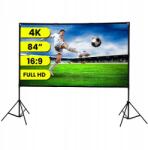 EXTRALINK PSF-84 Összecsukható vetítővászon 84" 186x105cm fehér (EX.39357)
