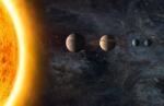  Öntapadó és mosható falfestmény Solar system4, 300 x 200 cm
