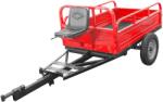Dakard Remorca Dakard DKD LY 800 NEW capacitate max 800 kg roti 5.00-12 dimensiuni bena 160x100x30 cm basculare frana picior (dkd80050012new) - agromoto