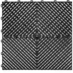 Escape6 WPC lapok SORG, 40 × 40 × 1, 9 cm, fekete, 1 darab (tile-black)
