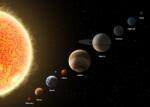  Öntapadó és mosható falfestmény Solar system3, 400 x 250 cm