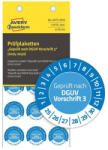 AVERY Etikett címke o20mm időjárásálló öntapadó plakett 2025-2030 15 címke/lap 8 ív/csomag Avery kék (6975-2025) - nyomtassingyen