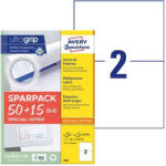 AVERY Etikett, univerzális, 210x148 mm, AVERY ZWECKFORM, "Sparpack", 130 etikett/csomag (6604) - nyomtassingyen