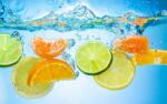  Öntapadó és mosható falfestmény Citrus vízben, 400 x 250 cm