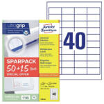 AVERY Etikett címke, 48, 5x25, 5mm, univerzális, 65 lap, 40 címke/lap Avery, fehér (4780-65) - nyomtassingyen