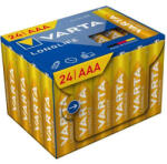VARTA Elem, AAA mikro, 24 db, műanyagmentes, VARTA "Longlife (4103301134) - nyomtassingyen