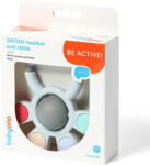 Babyono 488 Rágóka Ortho Szilikon Csörgővel - fizz