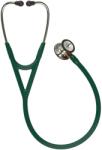 3M Stetoscop 3M Littmann Cardiology IV - verde vânător, finisaj șampanie, tijă portocalie