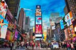  Öntapadó és mosható falfestmény Times Square, New York City, 350 x 200 cm