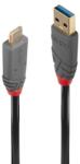 Lindy Cablu de date Lindy 36913, USB-A male - USB-C male, 2 m, Black (36913)