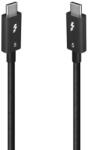 Lindy Cablu de date Lindy 31130, Thunderbolt 5 (USB4 v2) male - Thunderbolt 5 (USB4 v2) male, 1 m, Black (31130)