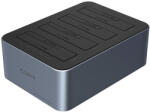 ORICO 6646C3-C 4 meghajtós dokkolóállomás offline klónozási funkcióval 2, 5" /3, 5" SATA HDD/SSD - szürke - pepita
