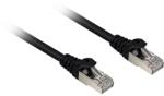 Sharkoon Patch Cord Sharkoon, S/FTP, Cat. 6a, 0.5 m, Black (4044951018338)