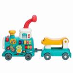 Free2Move Antemergator 5 in 1 Free2Move Magic Train 86434 cu Diverse Activitati de Joaca Efecte Sonore si Luminoase 12 - 36 Luni Verde (86434)