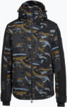 EA7 Emporio Armani Geacă de schi pentru bărbați EA7 Emporio Armani Ski Kitzbuhel Protectum7 Graphic brown camou