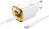 hoco. fali töltő USB A + Type C + kábel Type C - Type C PD QC3.0 3A 20W N52 fehér