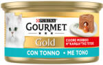 Gourmet 48x85g Gourmet Gold Melting Heart tonhal nedves macskatáp
