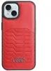 Audi iPhone 15 Plus / 14 Plus Piros Audi Synthetic Leather tok MagSafe-fel