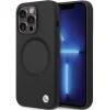 BMW iPhone 14 Pro Fekete Original Case BMW Signature Liquid Silicon MagSafe BMHMP14SSILBK2 tok