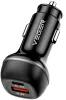 VEGER autós töltő USB A + USB C QC PD 51W CC62-1A1C fekete