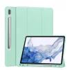 Techsuit - Flex Trifold (ceruzatartóval) - Samsung Galaxy Tab S10 FE Plus - Matcha zöld tok