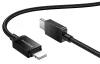 BOROFONE BX120 Adatkábel Placer Series Type-C to Lightning, Alumínium Ötvözet Ház, Nejlon Fonott Kábel, 27W, 1m - Fekete