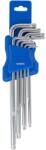 FORSAGE Extra hosszú TORX kulcsszett 9 darabos (F6539)