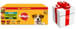 PEDIGREE PEDIGREE® felnőtt kutyáknak szánt nedves eledel, különböző ízekben, szószban, 80 x 100 g + ingyenes meglepetés a kutyának