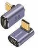 Techsuit - Prémium OTG Adapter TitanCoreX (A12) - Type-C - Type-C csatlakozóval, 10 Gbps, 3A, Plug and Play, PD Gyors Töltést Támogat - Fekete