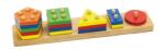 Viga Toys Sortator-stivuitor de forme geometrice, Viga