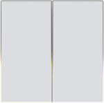 Avatto ZigBee Avatto TS60-EU-W2 Touch Light Switch Dual TUYA (fehér) (ZTS60-EU-W2) - boxon